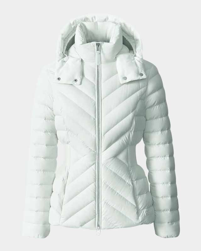 Idalee Light Down Jacket with Detachable Hood